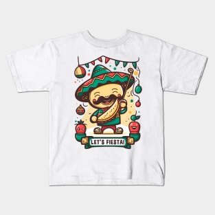 Let's Fiesta Cinco De Mayo Funny Mexican Kids T-Shirt